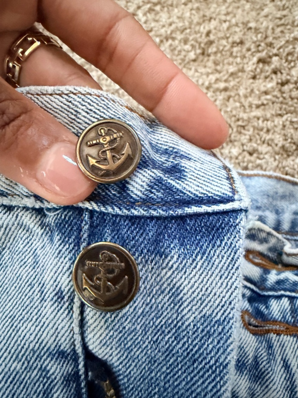 Vintage Palm Springs Yacht Club High Rise Denim Jeans - Picture 10 of 16